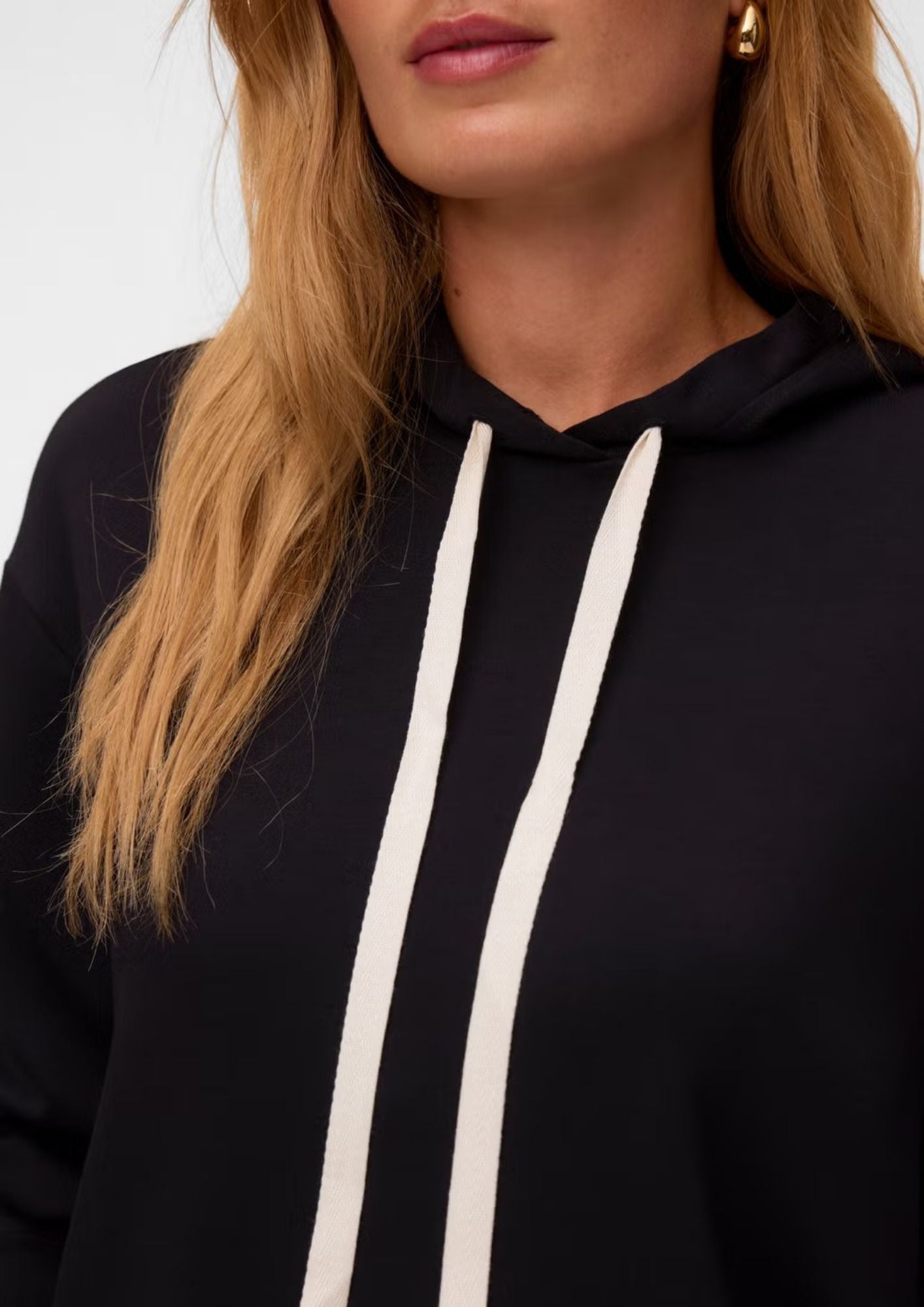 Vero Moda Felpa Donna Leo Nera 10349309 Black BIRCH STRINGS VERO MODA 