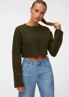 Vero Moda Pullover Donna Jace Verde Scuro 10350236 Forest Night VERO MODA 