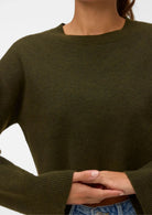 Vero Moda Pullover Donna Jace Verde Scuro 10350236 Forest Night VERO MODA 