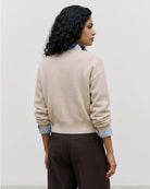 Maglione Donna Beige Birch 10350237 Birch MELANGE VERO MODA 