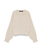 Maglione Donna Beige Birch 10350237 Birch MELANGE VERO MODA 