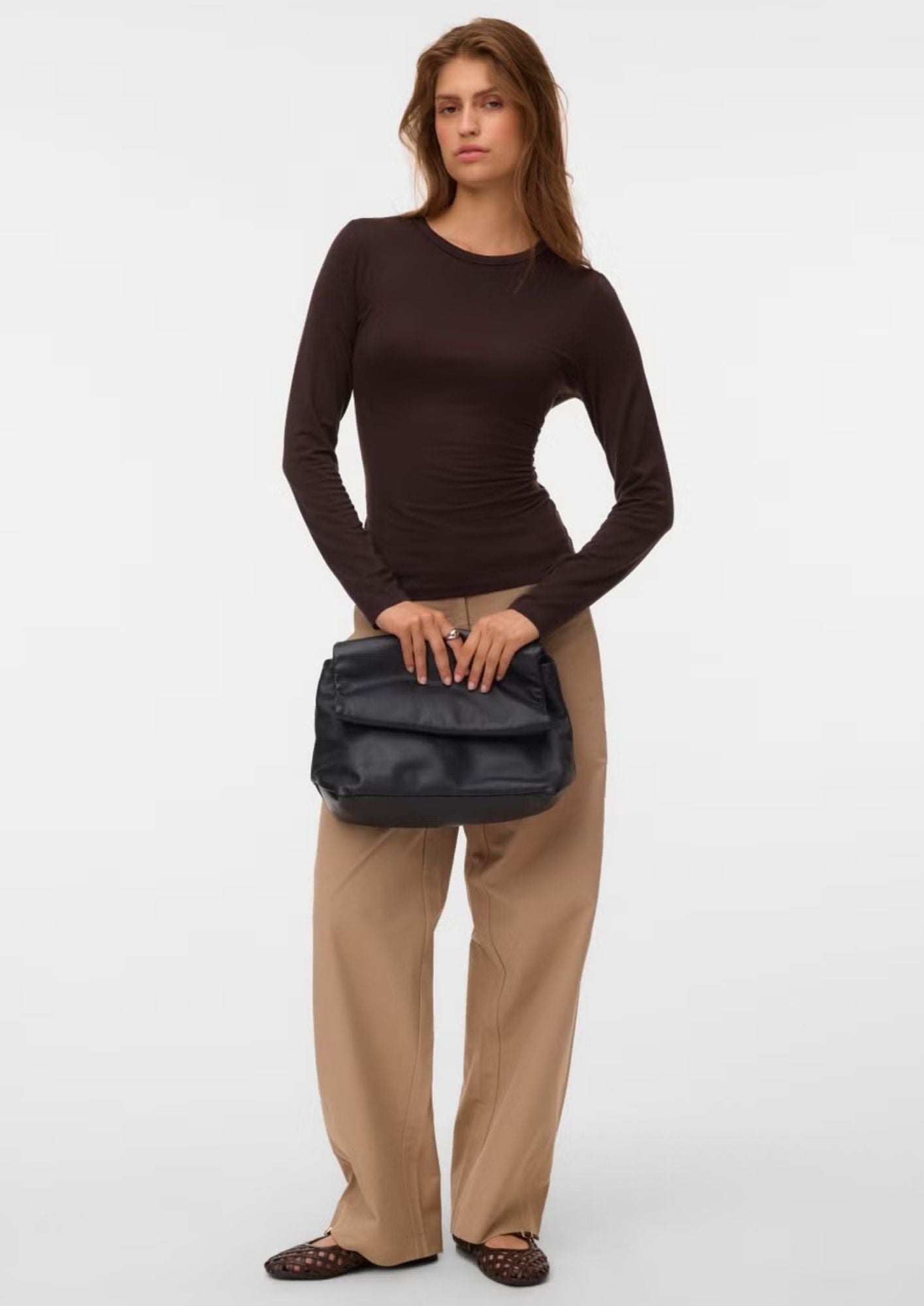 Vero Moda Maglia Donna Ada Marrone 10351248 Chocolate Torte VERO MODA 