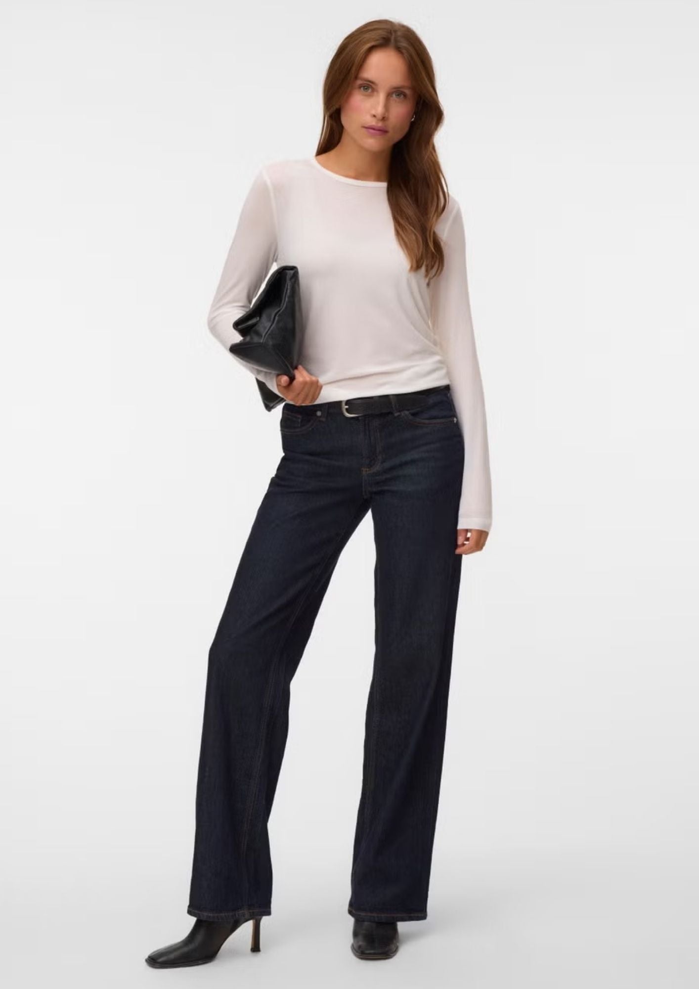 Vero Moda Maglia Donna Ada Bianca 10351248 Snow White VERO MODA 