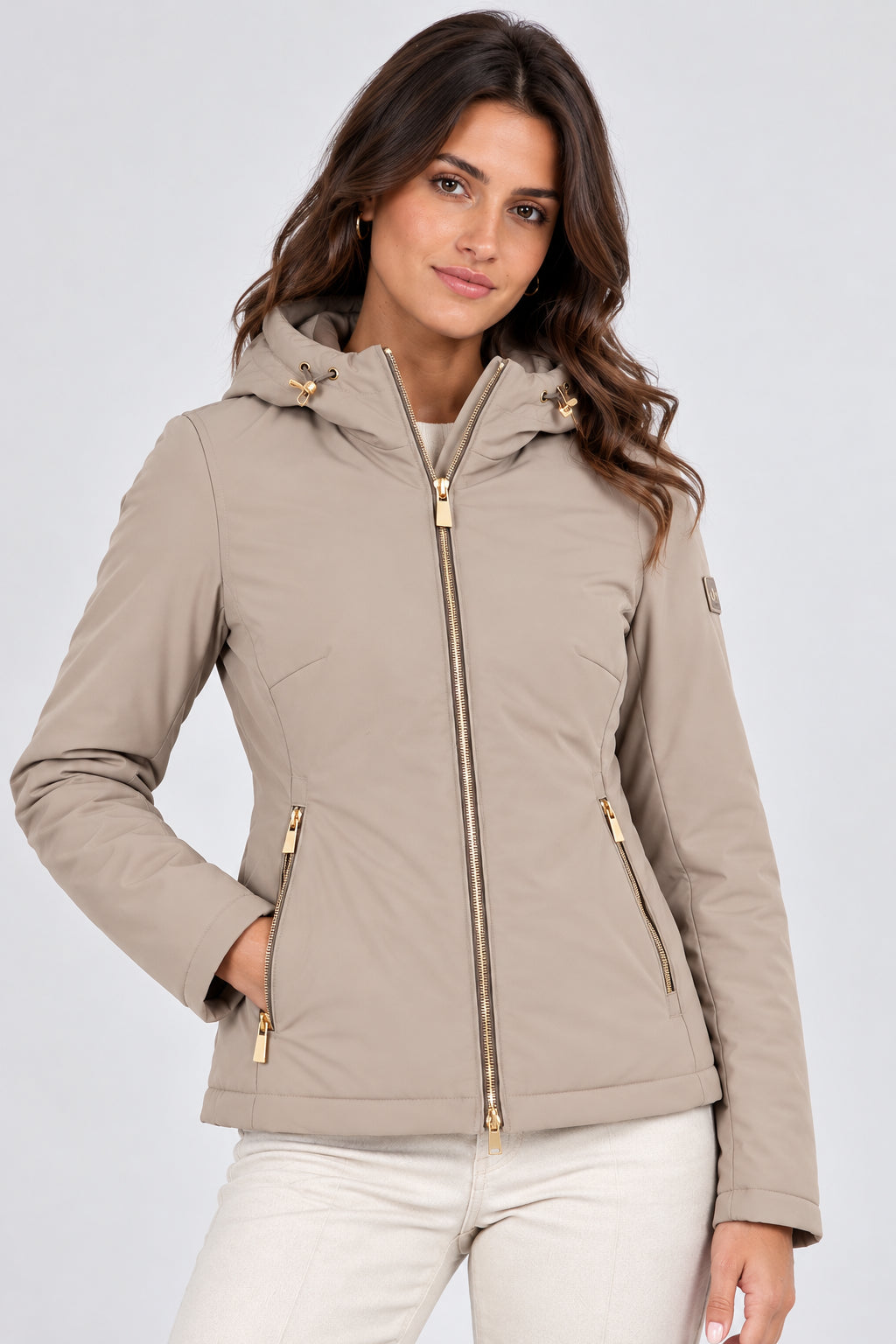 Giubbino in soft shell Beige J028 M200 0222 YES ZEE 