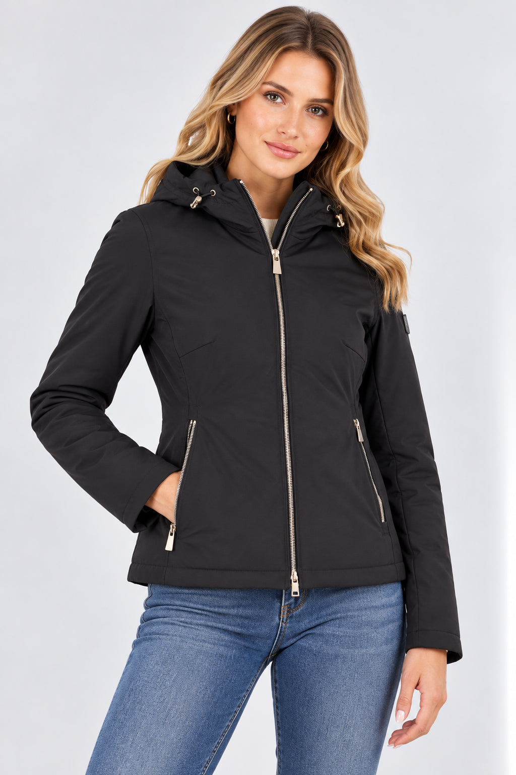 Giubbino in soft shell Nero J028 M200 0801 YES ZEE 