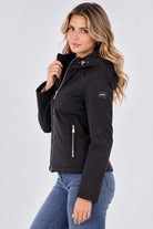 Giubbino in soft shell Nero J028 M200 0801 YES ZEE 