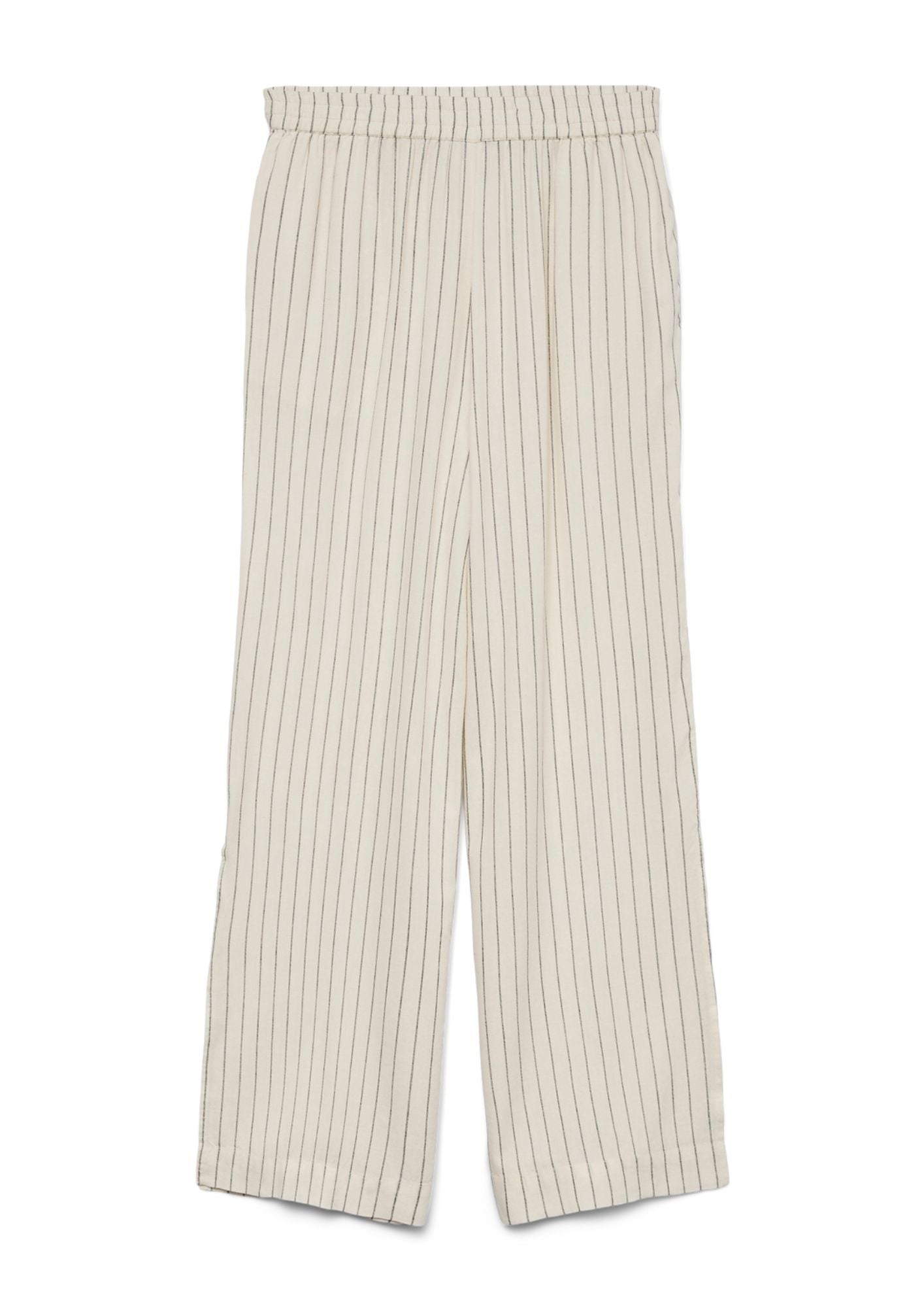 Aware Pantalone Donna Ryder Bianco Righe Nere 10328663 Snow White Black AWARE 