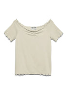 Aware Top Donna Amyra Bianco Osso 10342729 Bone White AWARE 