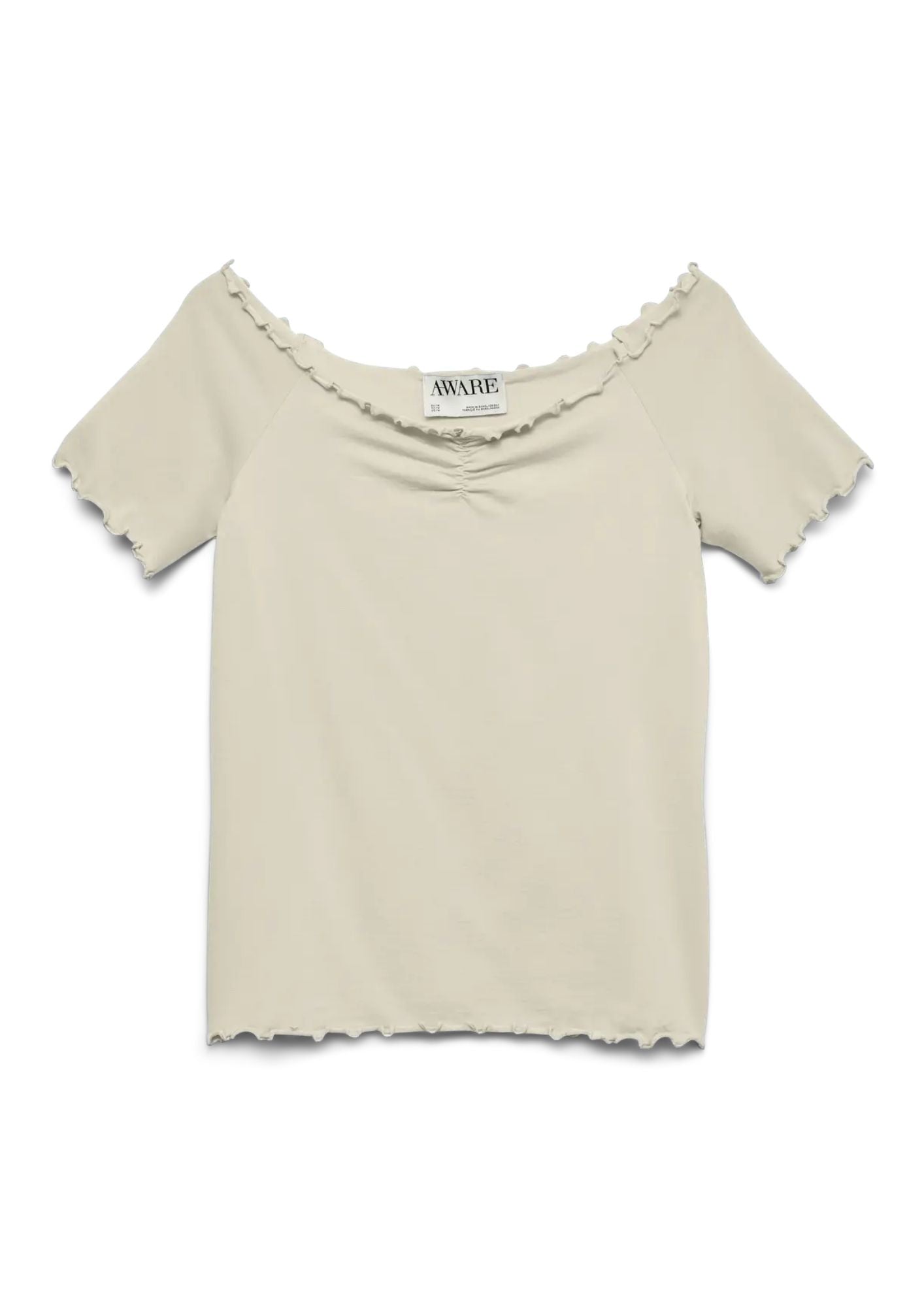 Aware Top Donna Amyra Bianco Osso 10342729 Bone White AWARE 
