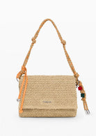 Desigual Borsa Donna Bag Half Logo Raffia Venecia Beige 26SAXO03 1014 DESIGUAL 