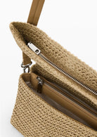 Desigual Borsa Donna Bag Half Logo Raffia Venecia Beige 26SAXO03 1014 DESIGUAL 