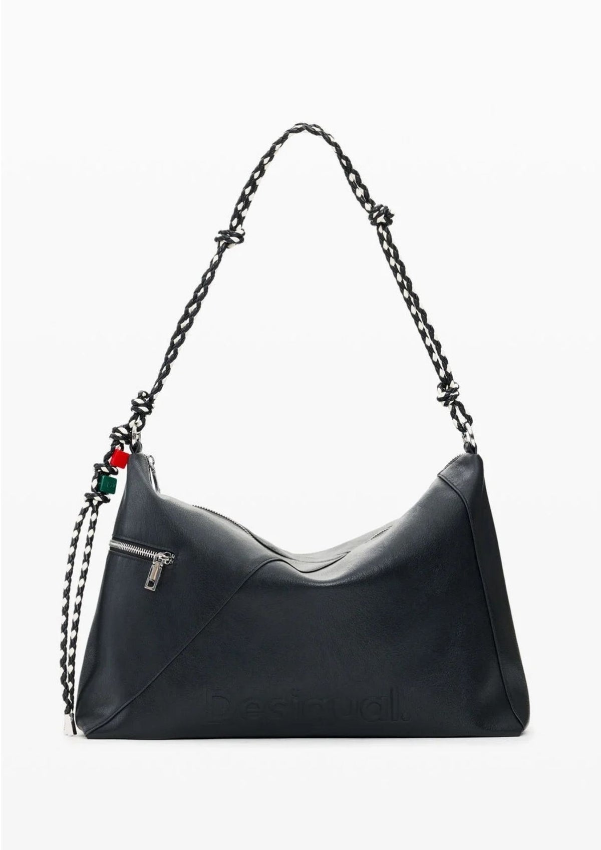 Desigual Borsa Donna Bag Half Logo Leiria 2.0 Black Nera 26SAXP66 2000 DESIGUAL 