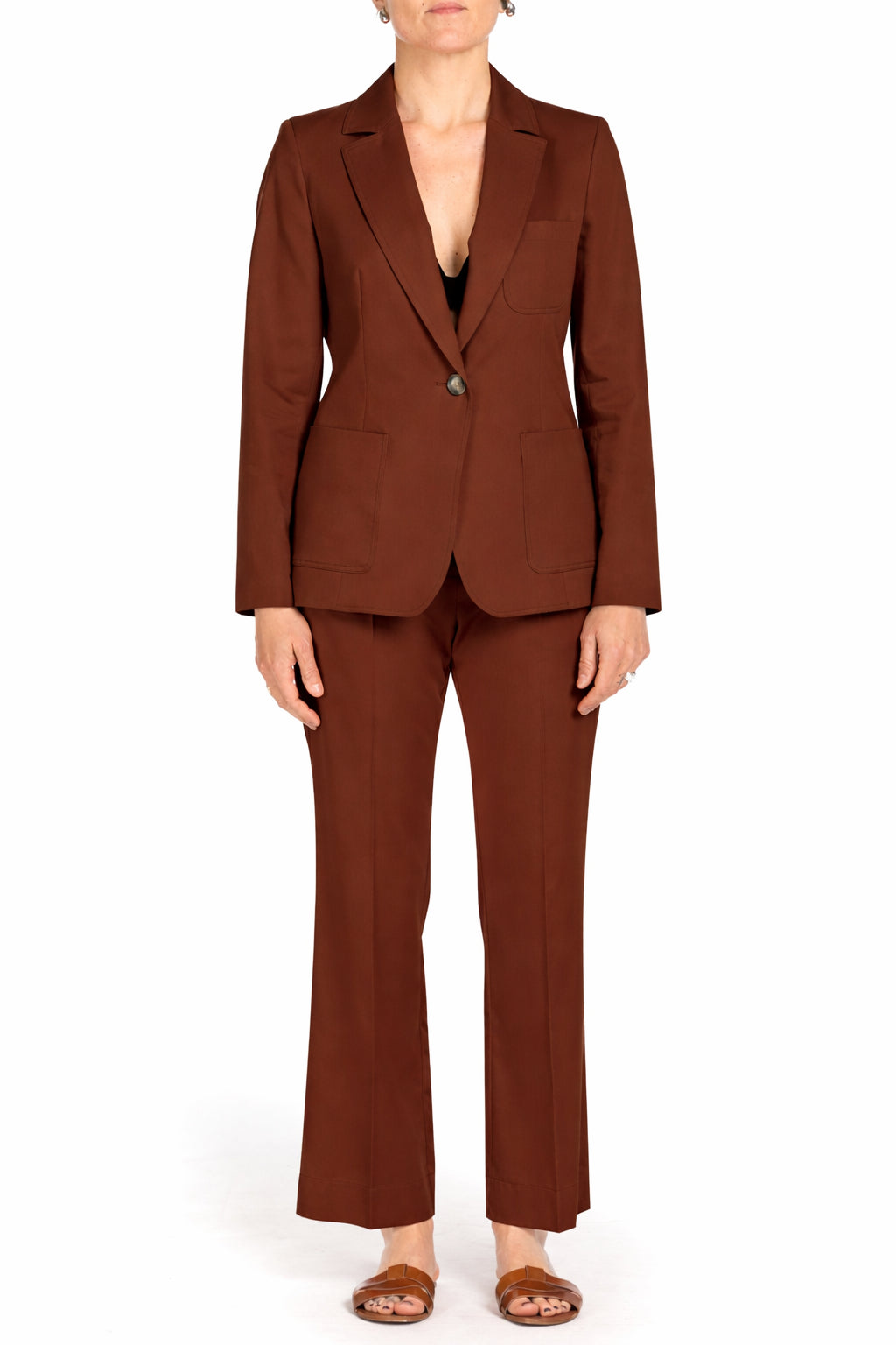 Diana Gallesi Tailleur Donna Marrone Cioccolato 6J26R000061N 22 DIANA GALLESI 