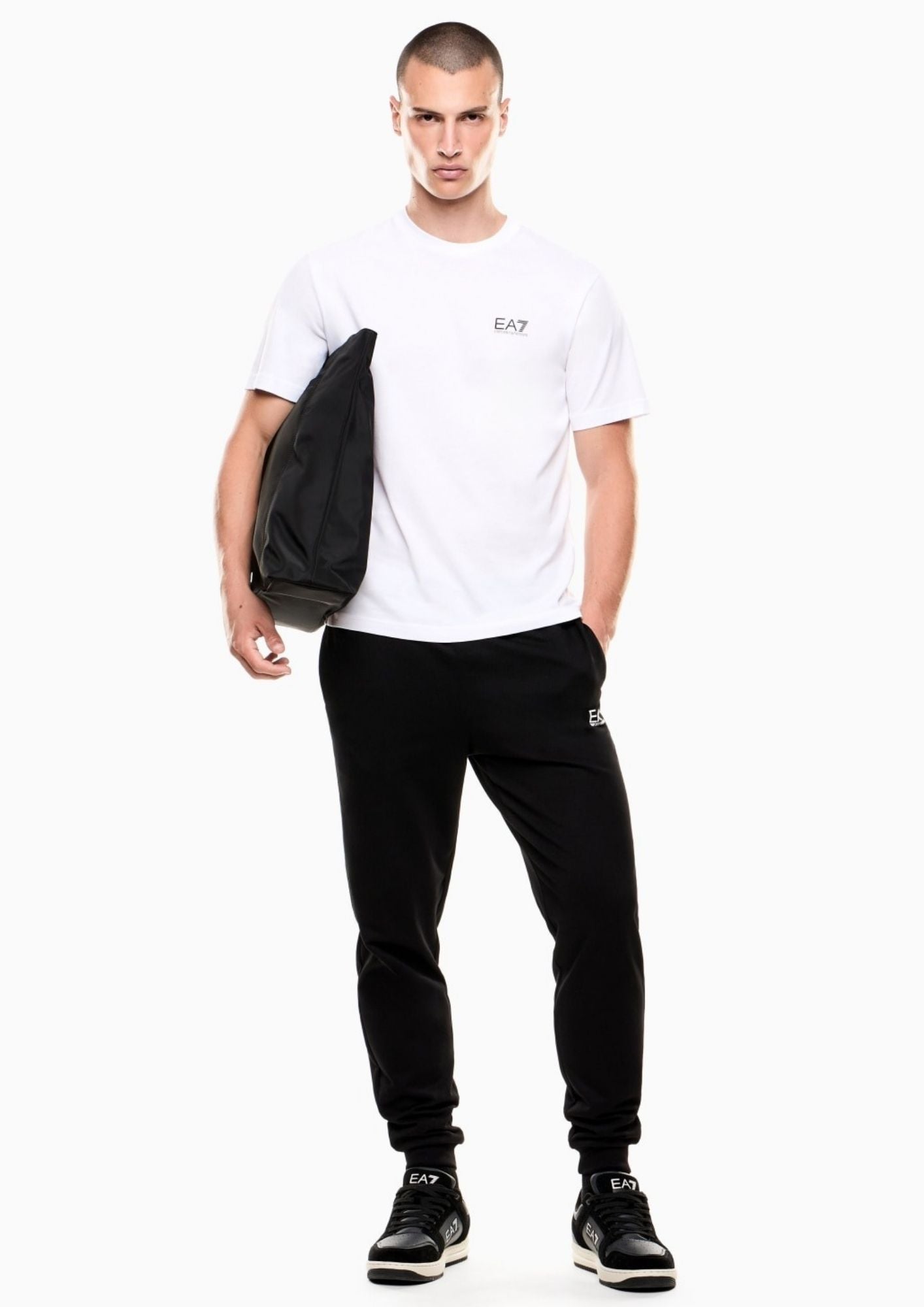 EA7 Emporio Armani T-Shirt Uomo Bianca 7M000567 AF10375 M0003 EA7 EMPORIO ARMANI 
