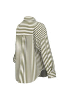 Emme Marella Camicia Emmuggioso Bianco Lana e Verde Militare 2615111012200 010 EMME MARELLA 