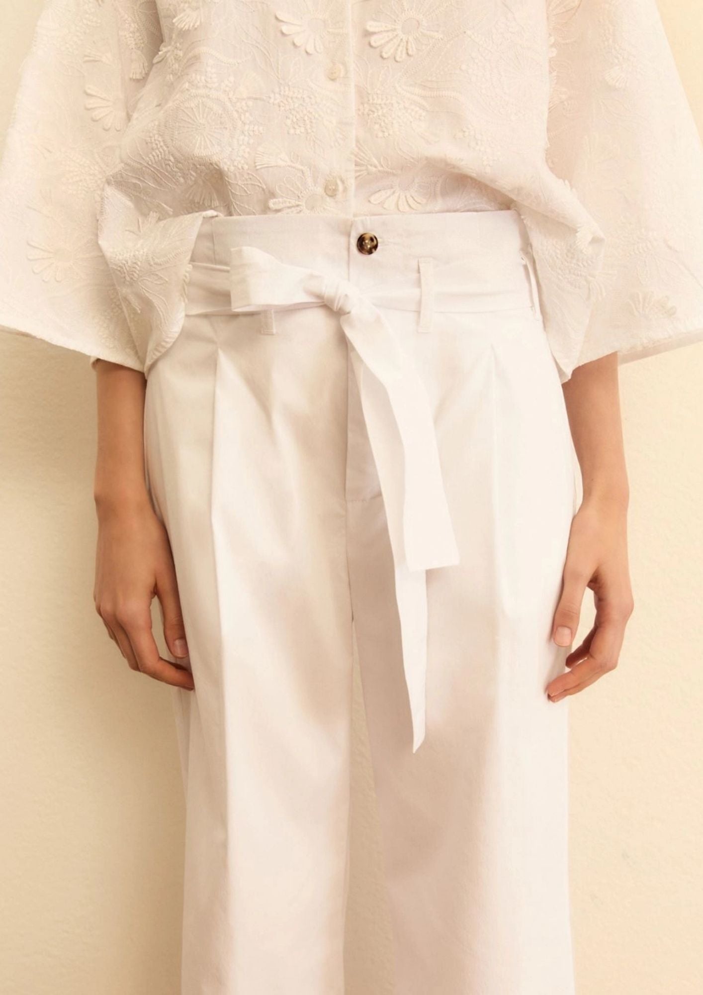 Emme Marella Pantalone Donna Emmboero Bianco 2615131112200 002 EMME MARELLA 