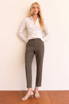 Emme Marella Pantalone Donna Emmsvelto Verde Militare 2615131122200 006 EMME MARELLA 