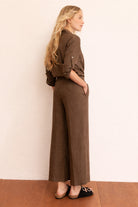 Emme Marella Pantalone Donna Emmclava Tortora 2615131182200 005 EMME MARELLA 