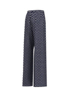 Emme Marella Pantalone Donna Emmbaobab Blu Fantasia Rombi 2615131241200 009 EMME MARELLA 
