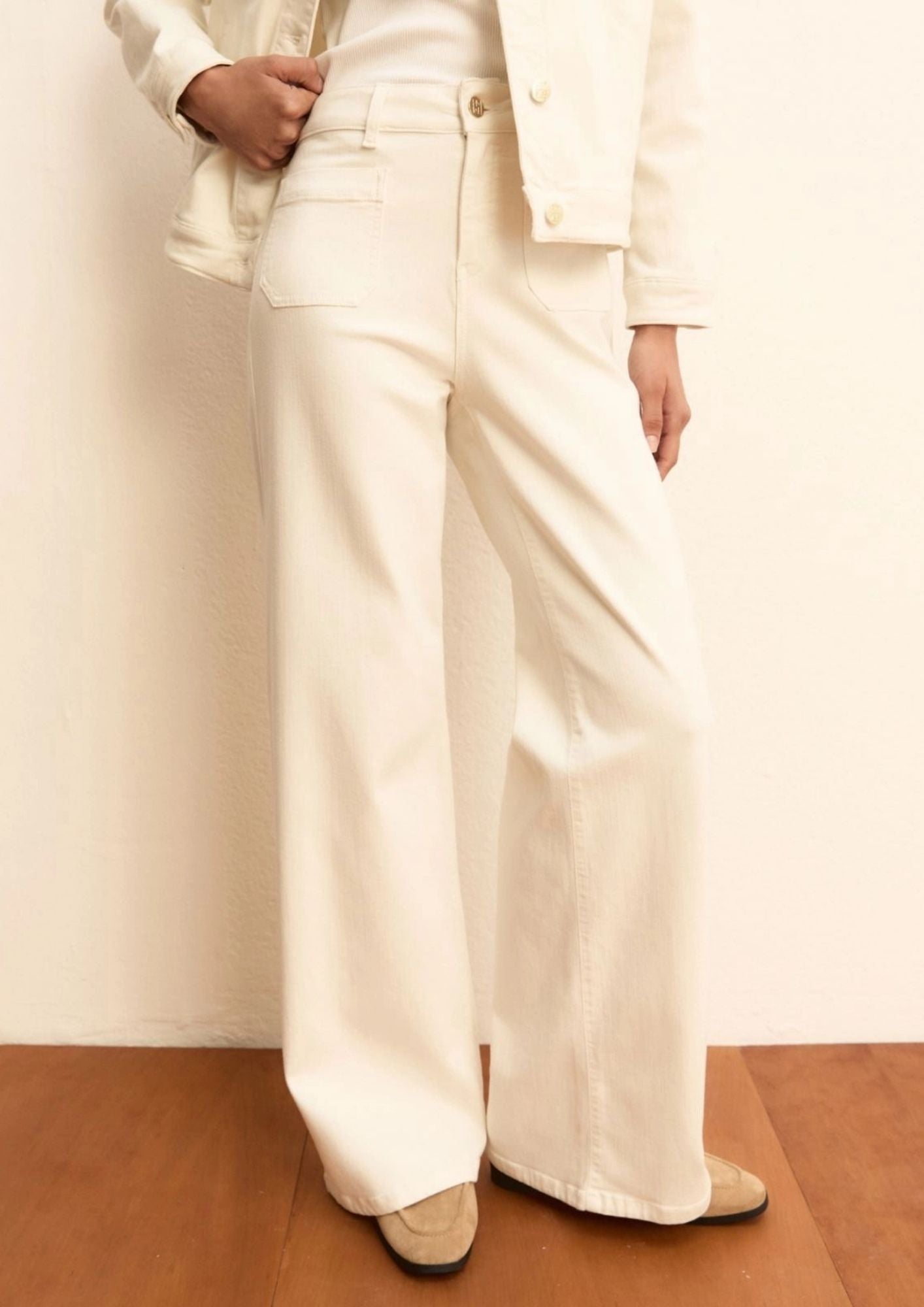 Emme Marella Pantalone Donna Emmbraschi Bianco Lana 2615131251200 001 EMME MARELLA 