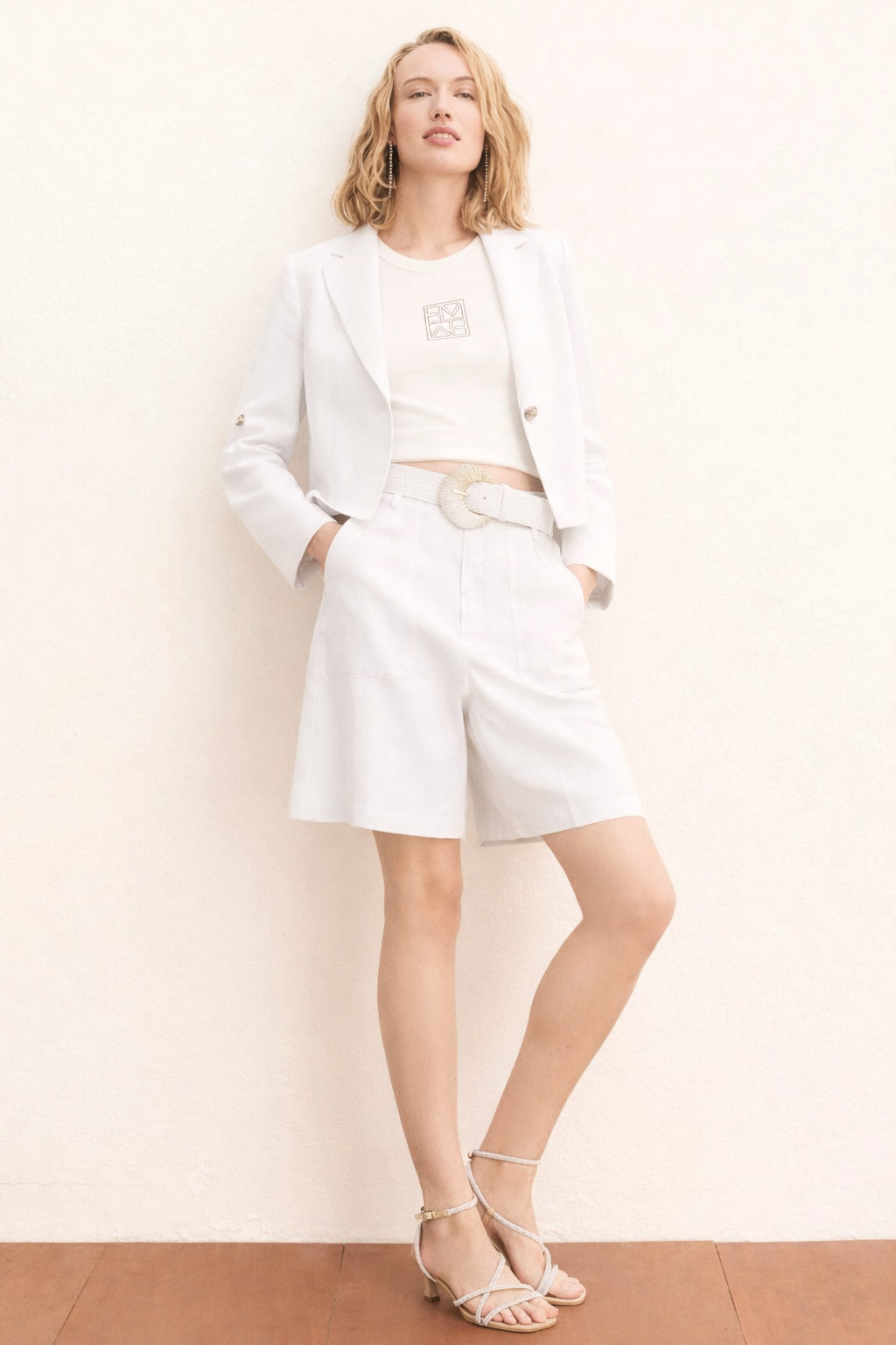 Emme Marella Bermuda Donna Emmadorini Bianco 2615141032200 003 EMME MARELLA 