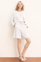 Emme Marella Bermuda Donna Emmadorini Bianco 2615141032200 003 EMME MARELLA 