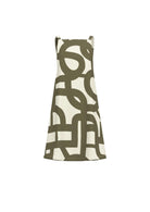 Emme Marella Vestito Donna Emmbiavo Verde Militare Geometrico 2615221382200 007 EMME MARELLA 
