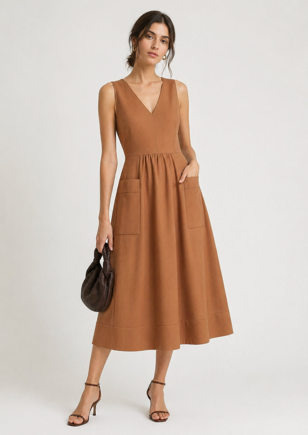 Emme Marella Vestito Donna Emmabile Sabbia 2615221462200 003 EMME MARELLA 
