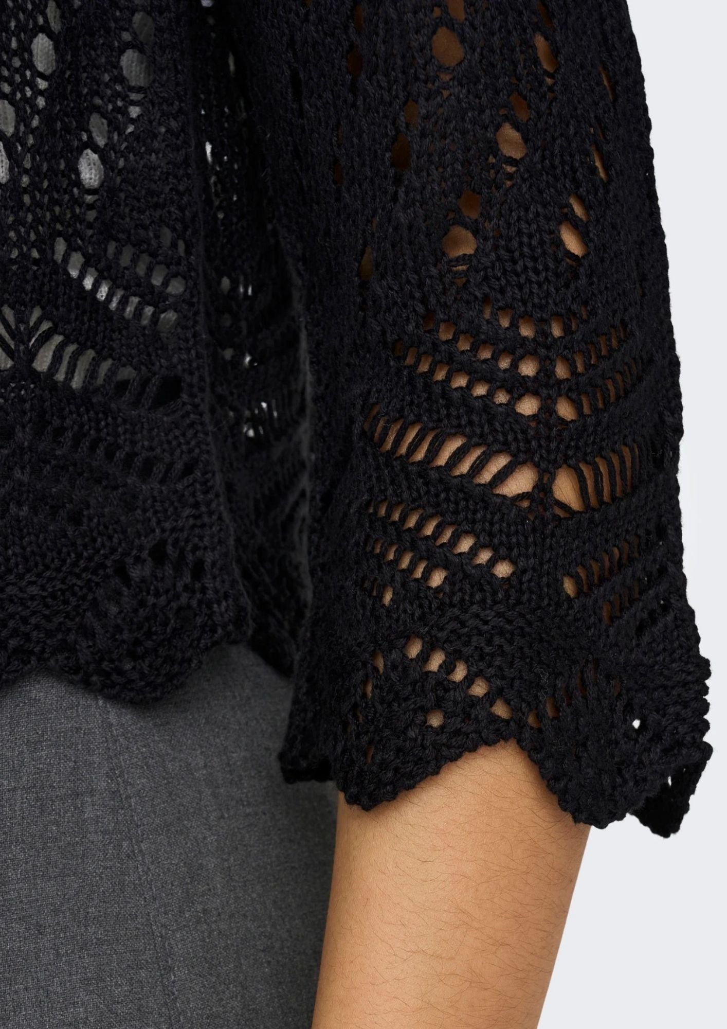 Jacqueline De Yong Cardigan Donna Sun Nero 15184486 Black JACQUELINE DE YONG 