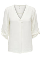 Jacqueline De Yong Top Donna Divya Bianca 15226911 Cloud Dancer JACQUELINE DE YONG 