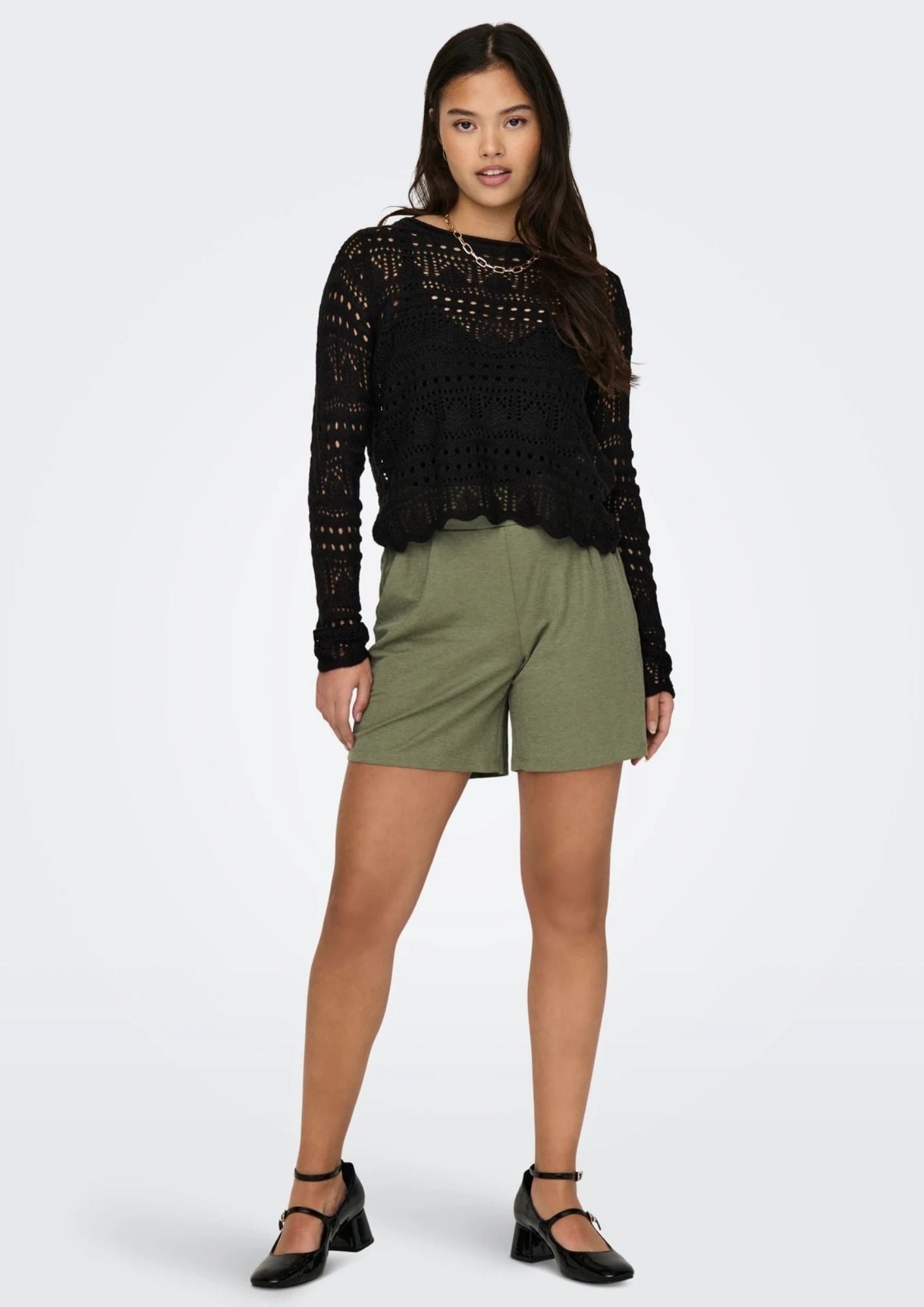 Jacqueline De Yong Maglia Donna Sun Nera 15287384 Black JACQUELINE DE YONG 