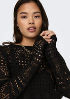 Jacqueline De Yong Maglia Donna Sun Nera 15287384 Black JACQUELINE DE YONG 