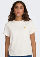 Jacqueline De Yong T-Shirt Donna Pisa Bianca con Ciliegia 15298612 Cloud Dancer CHERRY JACQUELINE DE YONG 