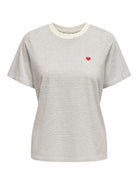 Jacqueline De Yong T-Shirt Donna Cloud Dancer Jdylion 15298612 Cloud Dancer LGM Y/D JACQUELINE DE YONG 