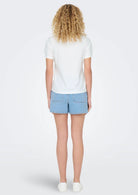 Jacqueline De Yong T-Shirt Donna Pisa Bianca 15298612 Cloud Dancer SKY CAPTAIN JACQUELINE DE YONG 