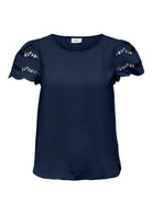 Jacqueline De Yong Top Donna Hannah Blu 15312609 Black Iris JACQUELINE DE YONG 