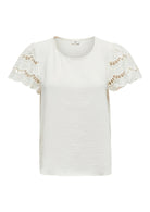 Jacqueline De Yong Top Donna Hannah Bianco 15312609 Cloud Dancer JACQUELINE DE YONG 
