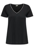 Jacqueline De Yong Top Donna Dalila Nera e Argento 15317565 Black SILVER JACQUELINE DE YONG 