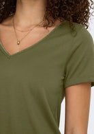 Jacqueline De Yong Top Donna Dalila 15317565 Chive GOLD JACQUELINE DE YONG 