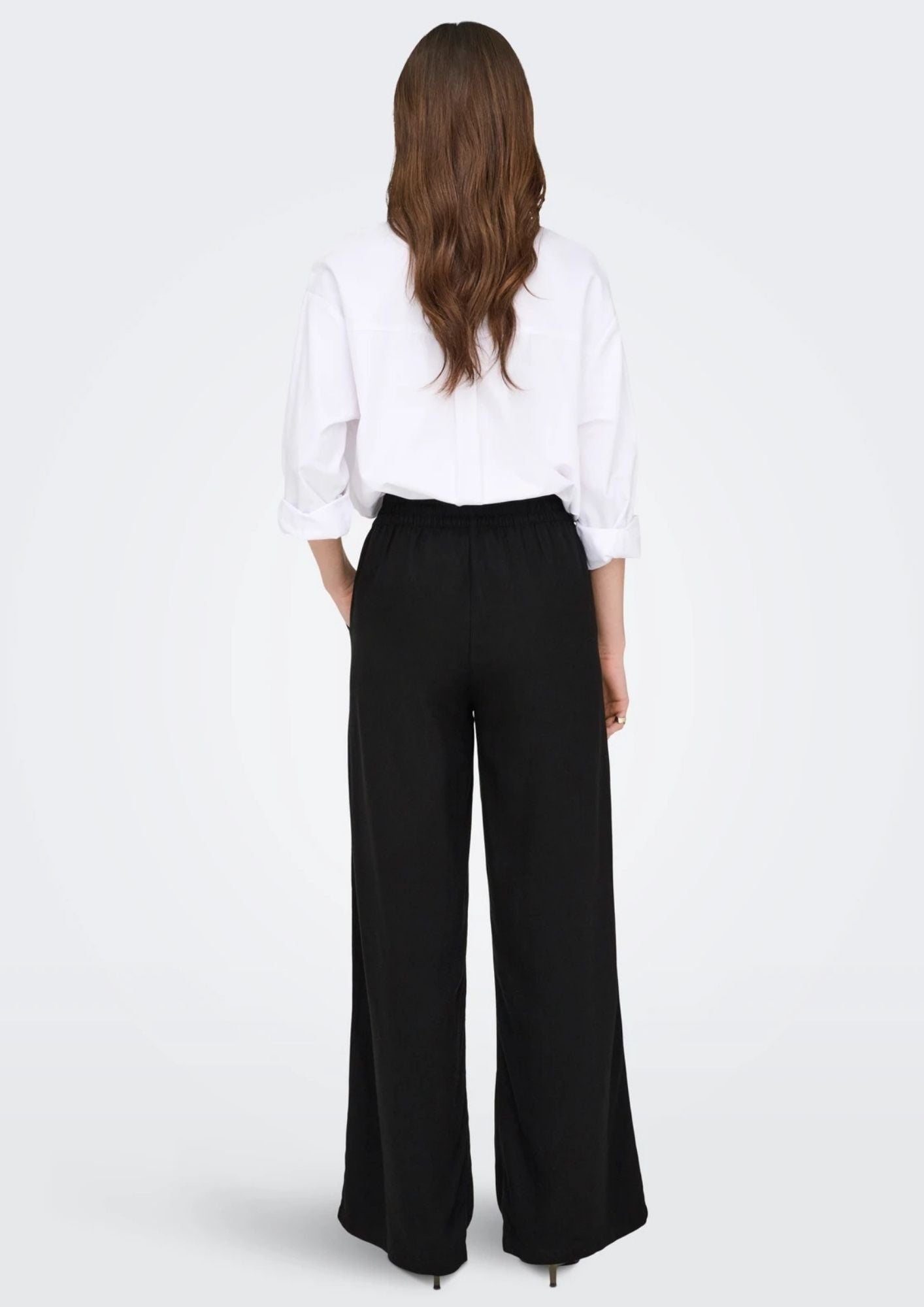 Jacqueline De Yong Pantalone Donna Say Nero 15318361 Black JACQUELINE DE YONG 