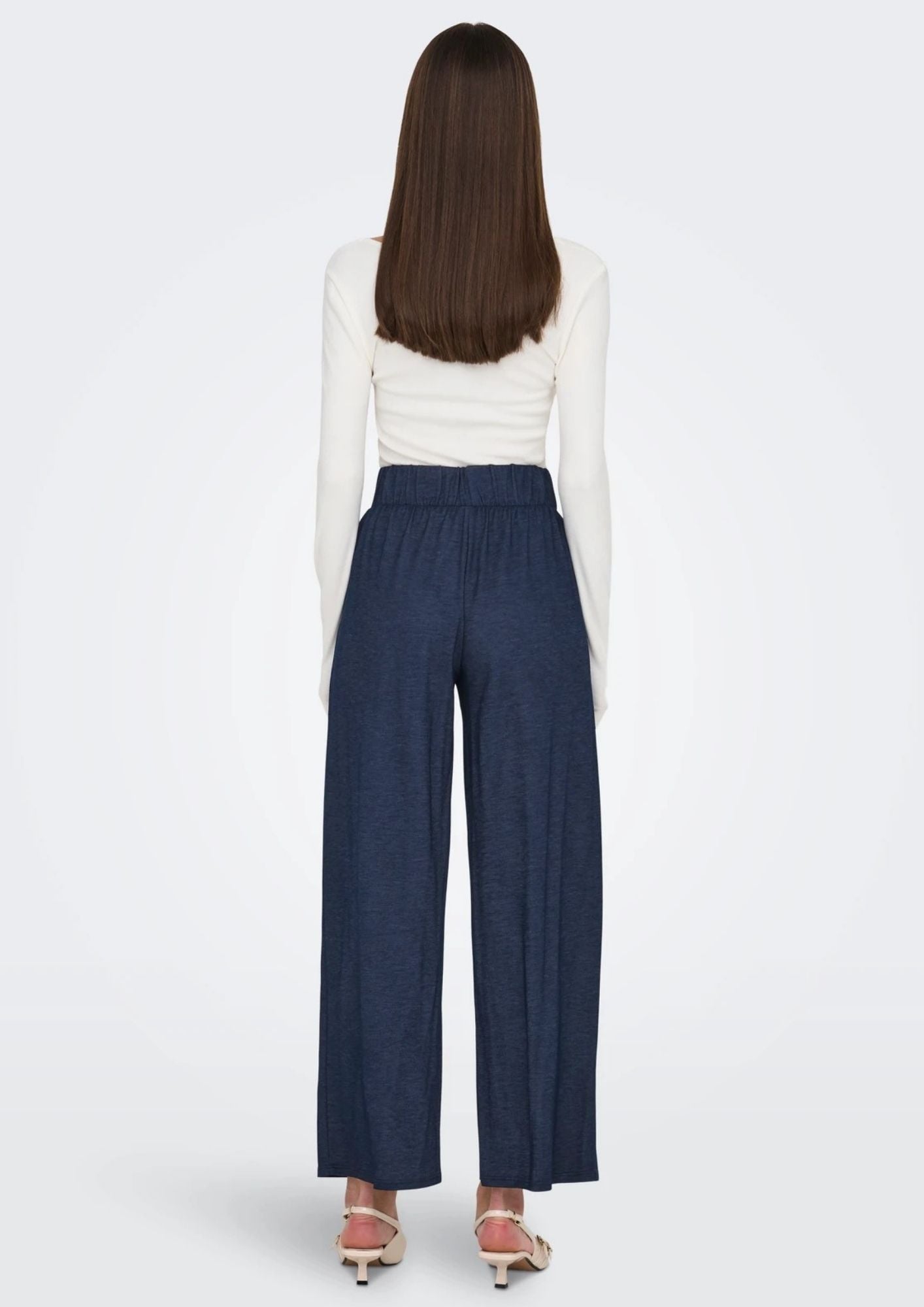 Jacqueline De Yong Pantalone Donna Birdie Blu 15320882 Black Iris JACQUELINE DE YONG 