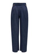 Jacqueline De Yong Pantalone Donna Birdie Blu 15320882 Black Iris JACQUELINE DE YONG 