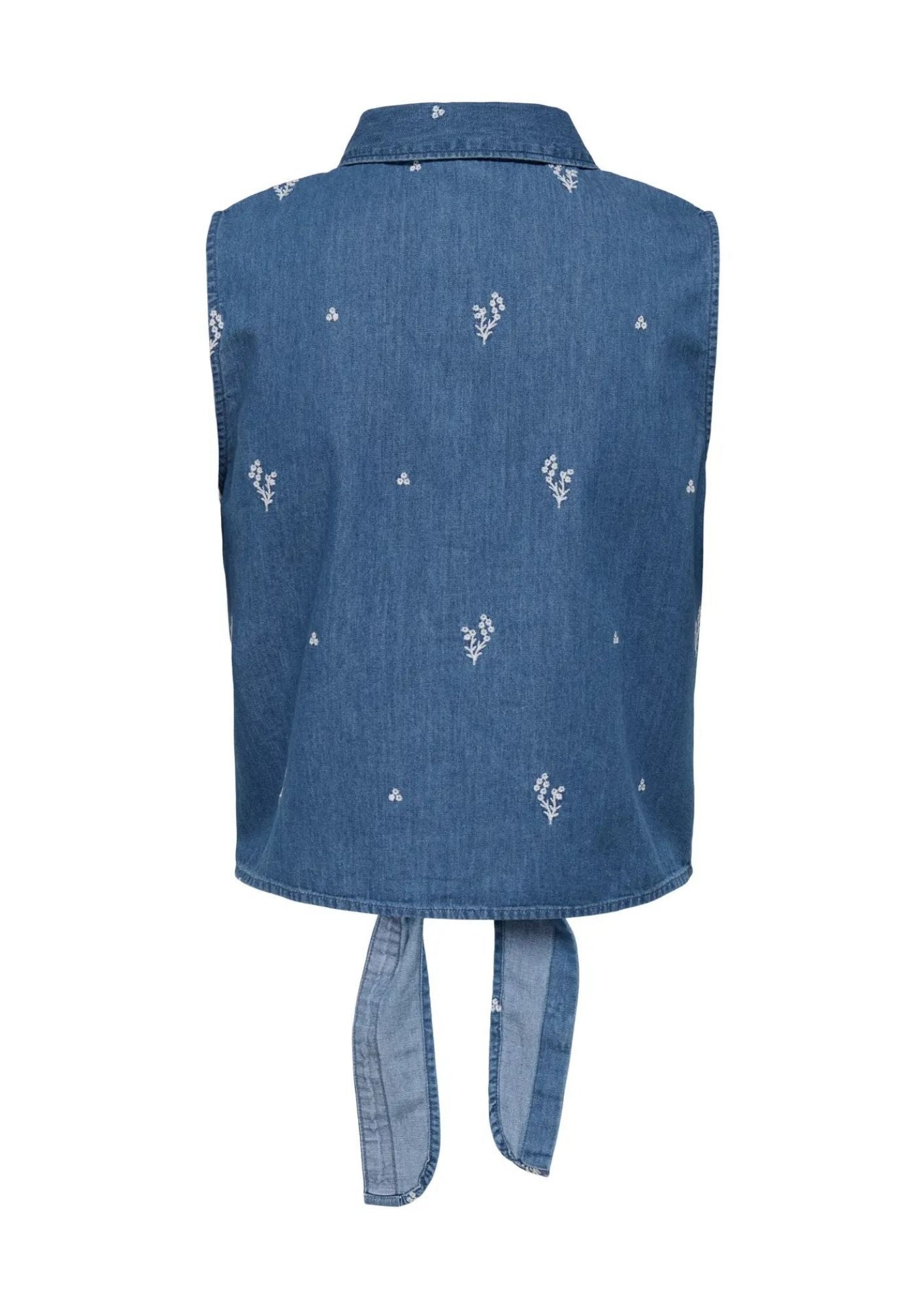 Jacqueline De Yong Camicia Donna Kai Blu Denim Chiaro 15321112 Light Blue Denim JACQUELINE DE YONG 