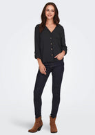 Jacqueline De Yong Camicia Donna Laurel Nera 15329311 Black JACQUELINE DE YONG 