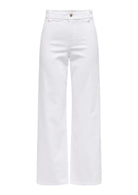 Jacqueline De Yong Pantalone Donna Iris Bianco 15341269 White JACQUELINE DE YONG 