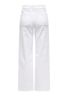 Jacqueline De Yong Pantalone Donna Iris Bianco 15341269 White JACQUELINE DE YONG 