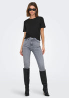Jacqueline De Yong T-Shirt Donna Rex Nera 15344612 Black JACQUELINE DE YONG 