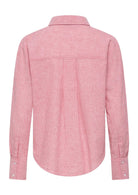 Jacqueline De Yong Camicia Donna Mila Corallo Righe Bianche 15345487 Calypso Coral CLOUD DANCER JACQUELINE DE YONG 