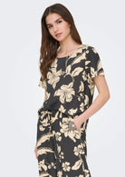 Jacqueline De Yong Top Donna Troya Nero Phantom 15347687 Phantom JACQUELINE DE YONG 