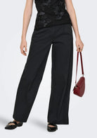 Jacqueline De Yong Pantalone Donna Mio Nero 15363391 Black JACQUELINE DE YONG 